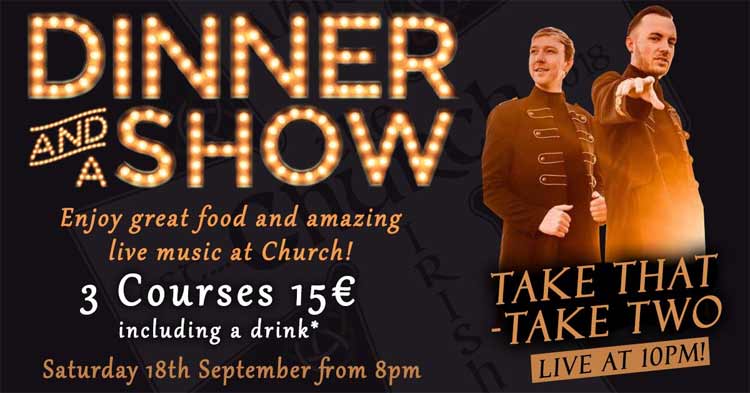 dinner show take that